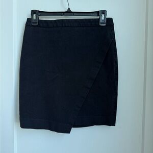 Banana Republic Asymmetrical Black Skirt